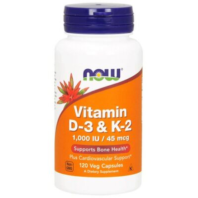 Vitamiin D3 & K2 N120 kaps. (USA)