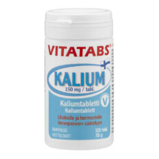 Kaalium 150 mg N120 tabl. (Vitatabs, Soome)