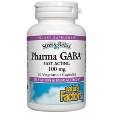 Pharma GABA 100mg N60 Kapslid stressi vastu (Natural Factors)