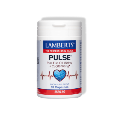 Südamele ja vereringele PULSS® kalaõli 1300 mg + Q10 100 mg N90 kaps. (Lamberts, UK)