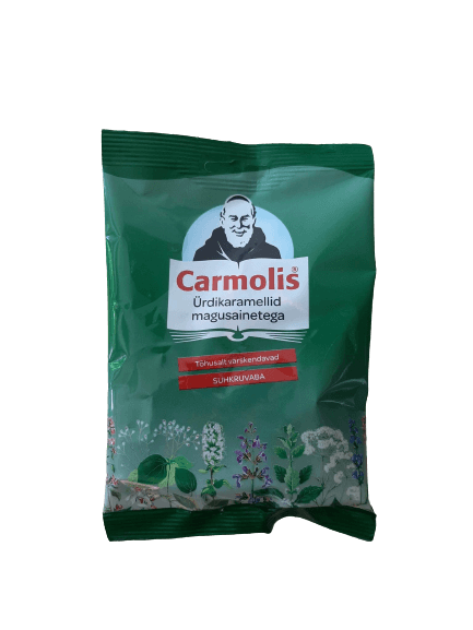 Carmolis ürdikaramellid suhkruvaba 75 g