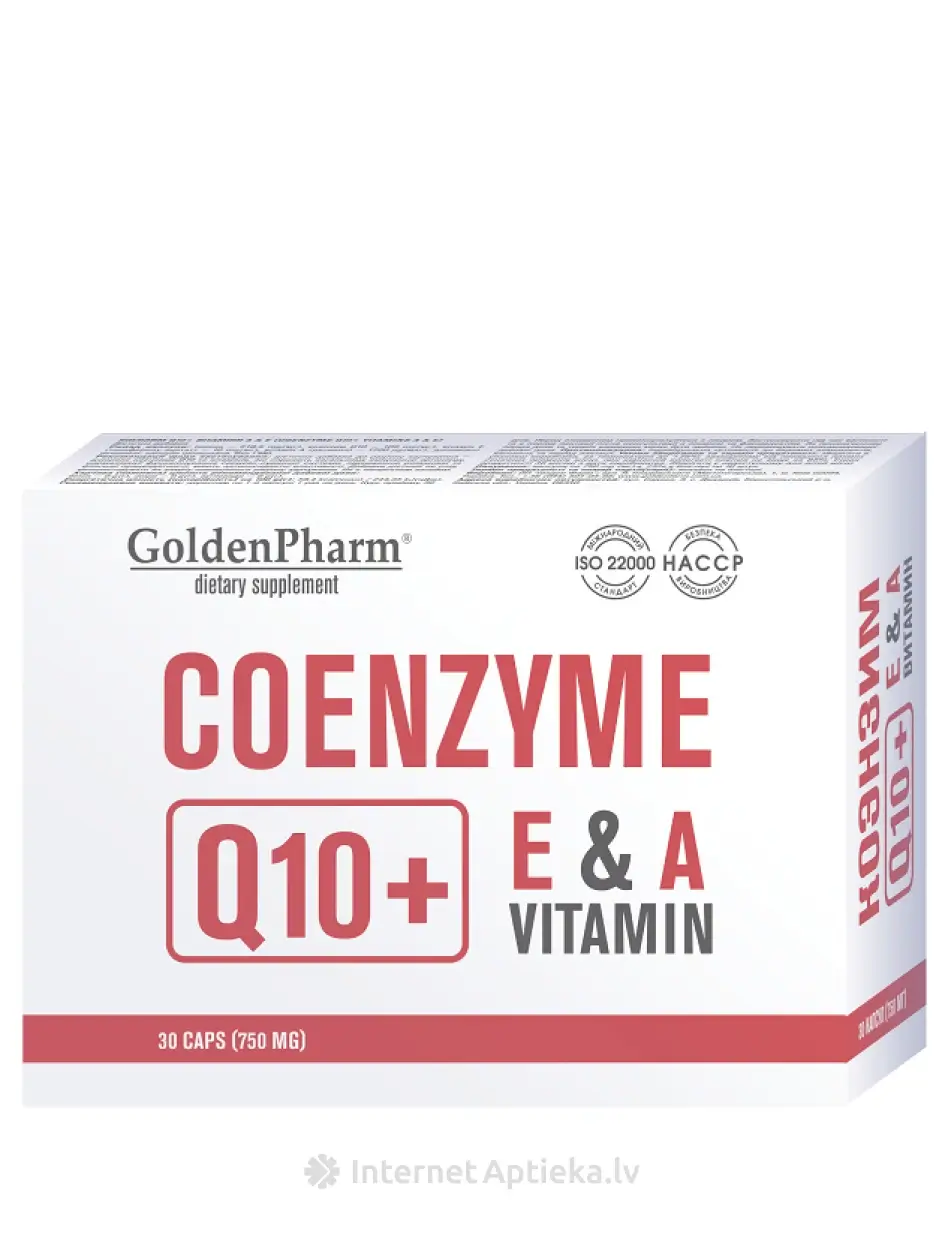 Koensüüm Q10 E+A vit N30 kaps (Golden Pharma)