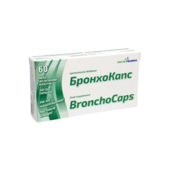 Hingamisteedele - Bronchocaps N60 kaps. (PhytoPharma)