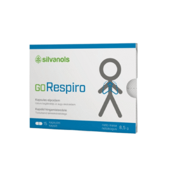 GoRespiro kapslid hingamisteedele N15  (Silvanols)
